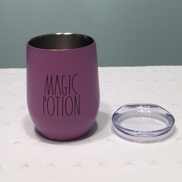 Rae Dunn Insulated Wine Cup with Lid Magic Potion Purple - Picture 2 of 6